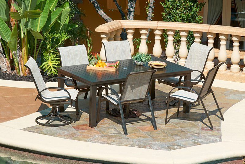 HighQuality Aluminum Patio Sets Harrow's Serving Long Island